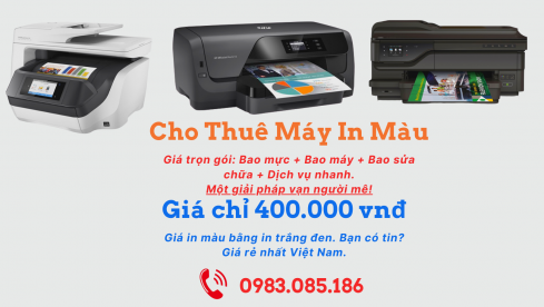 THUÊ MÁY IN MÀU. GIẢI PHÁP HIỆU QUẢ ĐỐI VỚI DOANH NGHIỆP HIỆN NAY.